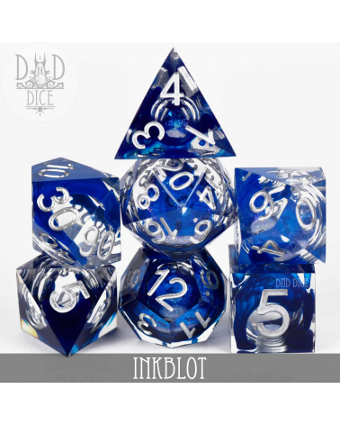 Set de dés Inkblot (Handmade)