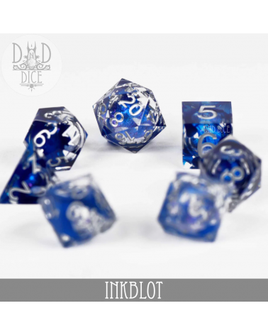 Set de dés Inkblot (Handmade)