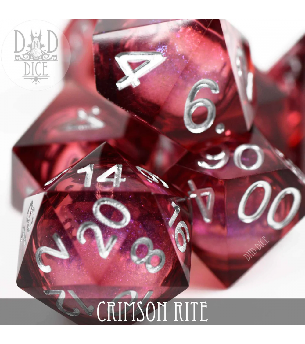 Set de dés Crimson Rite - Liquid Core