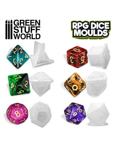 Moules à dés RPG / RPG Dice Moulds