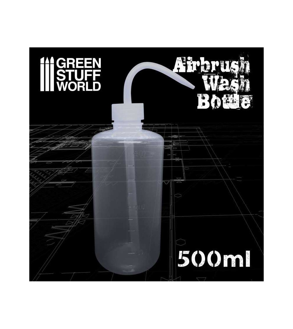 Flacon de Lavage pour Aerographe 500ml / Airbrush Wash Bottle 500ml
