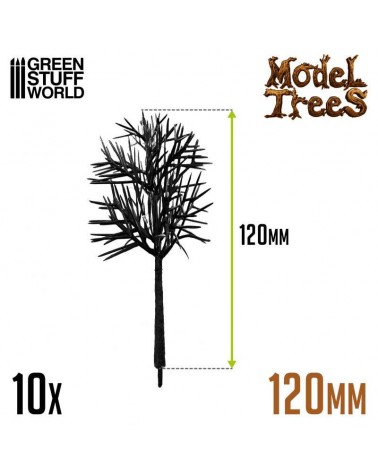 Model Trees 120mm x10 / Arbres miniatures 120mm x10