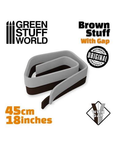 Brown Stuff Tape 12 inches WITH GAP