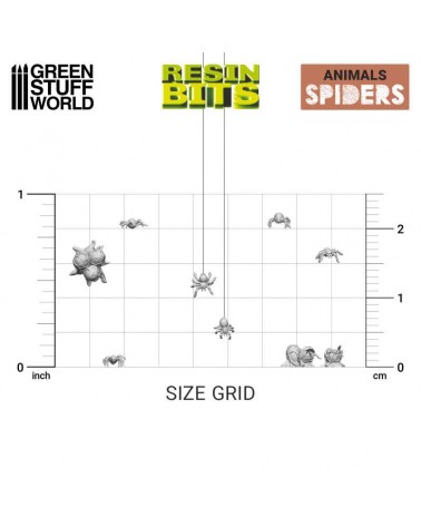 Petites araignées - Set imprimé en 3D / Spiders - 3D Printed set