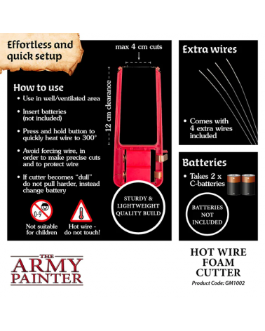 Hot Wire Foam Cutter / Coupe polystyrène - Gamemaster