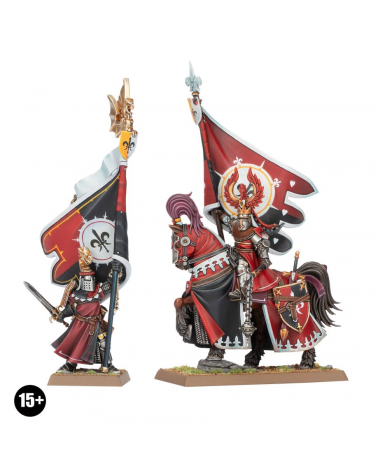 Battle Standard Bearer Mounted and on Foot