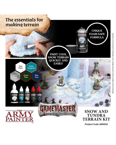 Snow & Tundra Terrain Kit - Dungeons & Caverns - Gamemaster - The Army Painter
