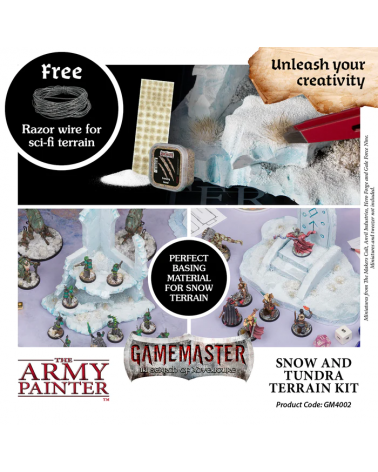 Snow & Tundra Terrain Kit - Dungeons & Caverns - Gamemaster - The Army Painter