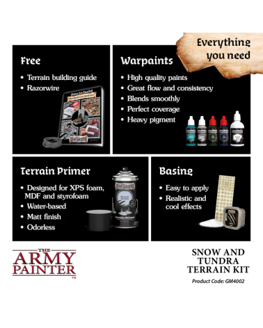 Snow & Tundra Terrain Kit - Dungeons & Caverns - Gamemaster - The Army Painter