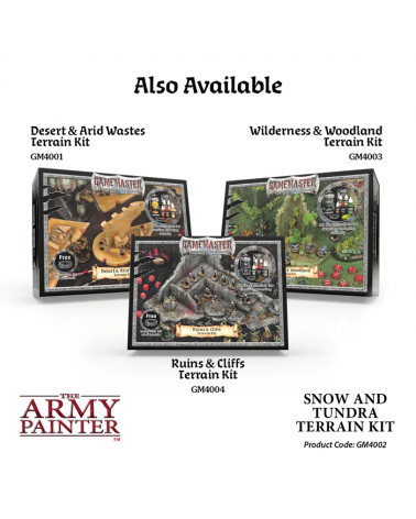 Snow & Tundra Terrain Kit - Dungeons & Caverns - Gamemaster - The Army Painter