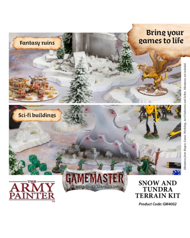 Snow & Tundra Terrain Kit - Dungeons & Caverns - Gamemaster - The Army Painter