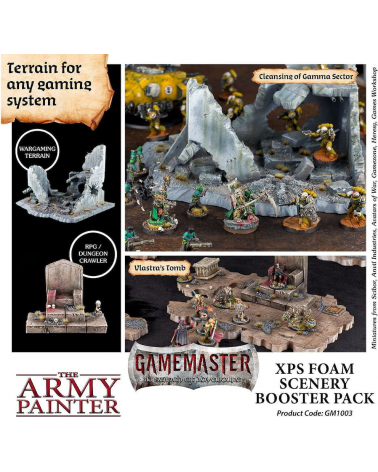 Plaques de polystyrène extrudé XPS SCENERY FOAM BOOSTER PACK - Dungeons & Caverns - Gamemaster - The Army Painter