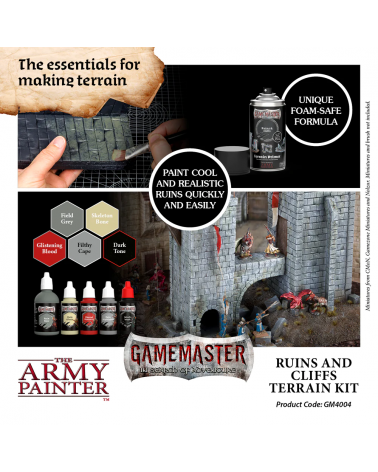 RUINS & CLIFFS TERRAIN KIT - Dungeons & Caverns - Gamemaster - The Army Painter