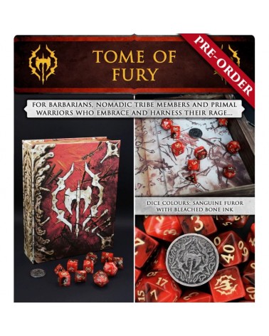 TOME OF FURY (BARBARIAN) - Dice Tomes