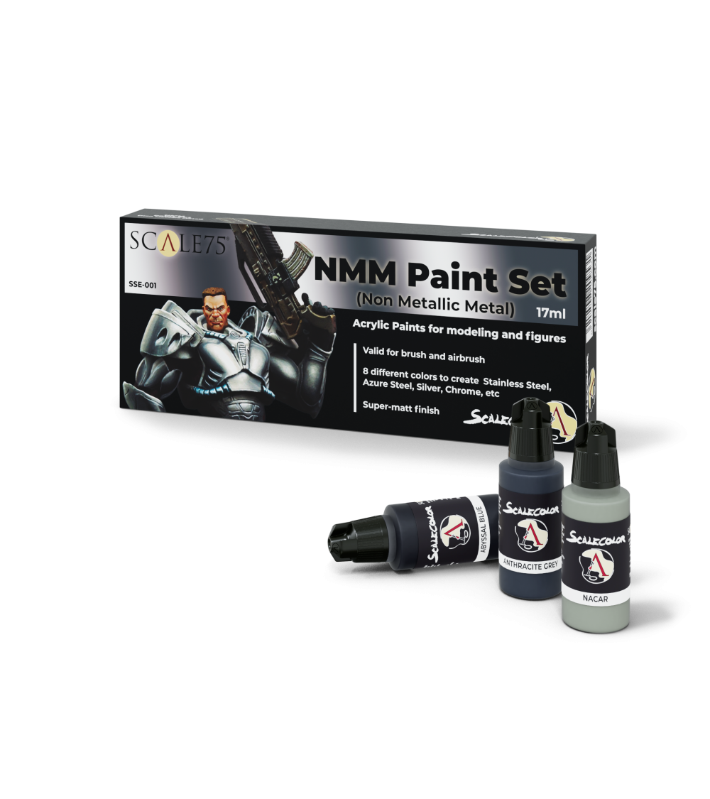 NMM Paint Set (Stainless Steel, Silver, Chrome, etc)