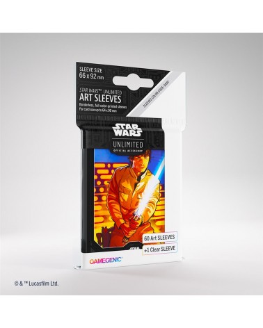 SLEEVES LUKE SKYWALKER POUR STAR WARS UNLIMITED (60 + 1)