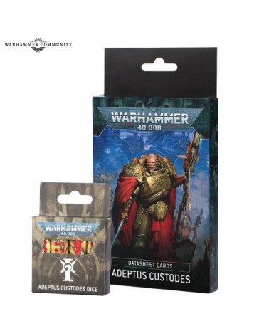 Cartes Techniques Adeptus Custodes V10 (FR)