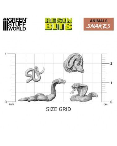 Serpents / Snakes - 3D printed set