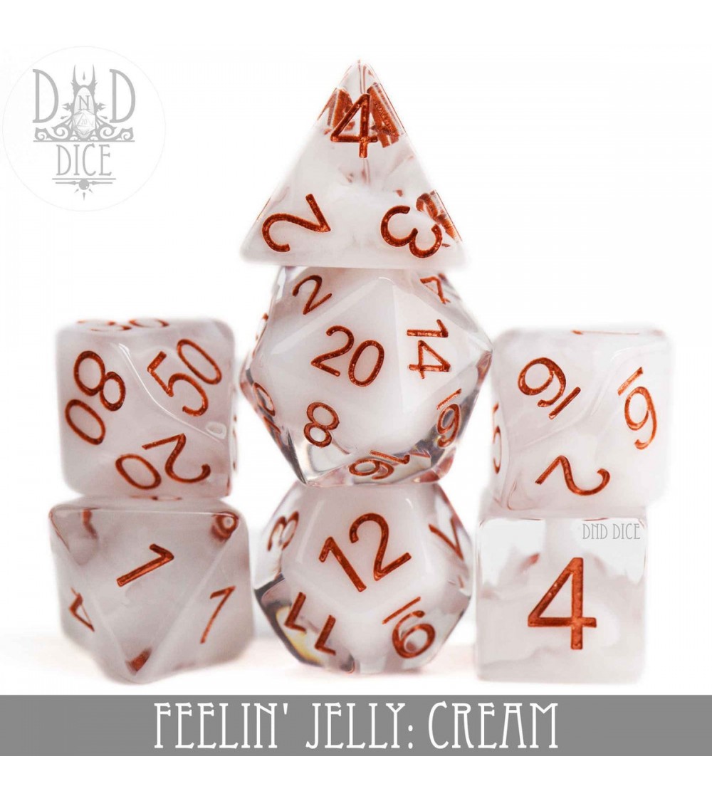 Set de dés Feelin' Jelly: Cream