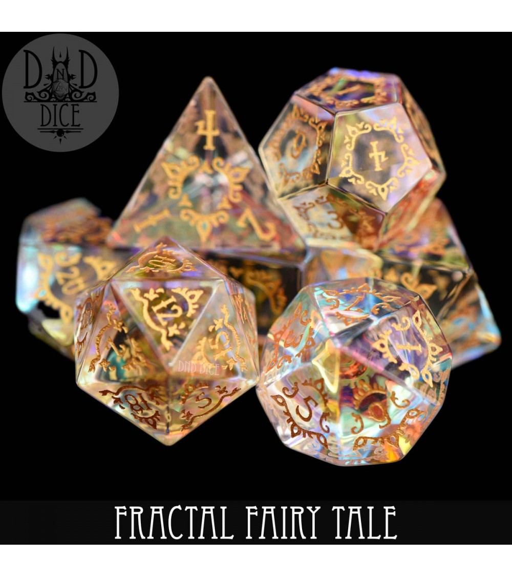 Set de dés Fractal Fairy Tale