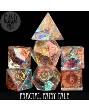 Set de dés Fractal Fairy Tale