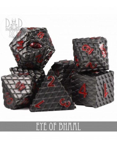 Set de dés Eye of Bhaal (Metal)