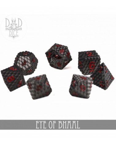 Set de dés Eye of Bhaal (Metal)