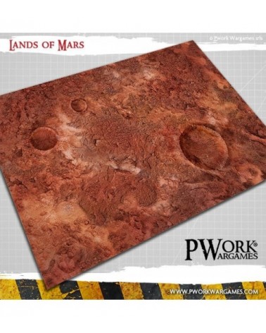 Lands of Mars - Wargames Terrain Mat 3'x3'