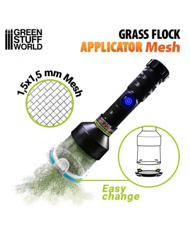 Grass Flock Applicator - Small Mesh