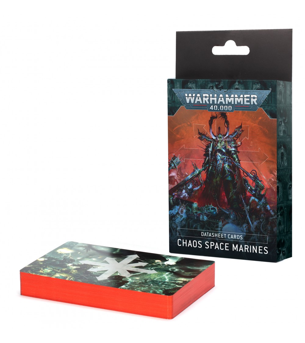 Datasheet Cards Chaos Space Marines 10th Edition (ENG)