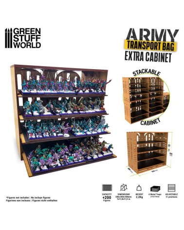 Organisateur supplémentaire - Mallette de transport M / Army Transport Bag - Extra Cabinet