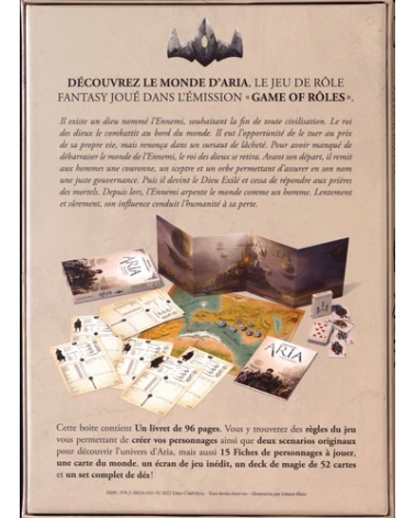 Coffret jeu de rôle Aria - Préludes