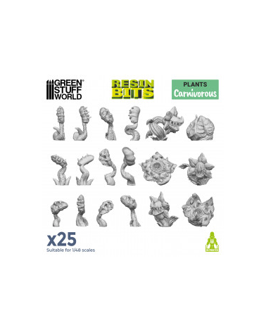 Set imprimé en 3D - Plantes Carnivores