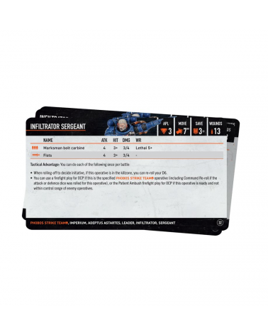 K/T DATACARDS: PHOBOS STRIKE TEAM (ENG)
