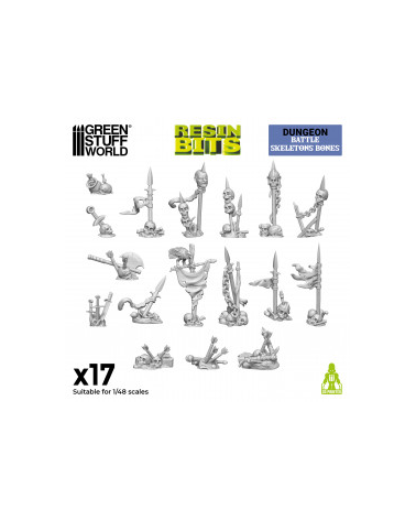 3D printed set - Human Skeletons 1:48