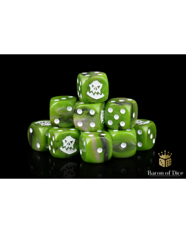Orc Dice - White