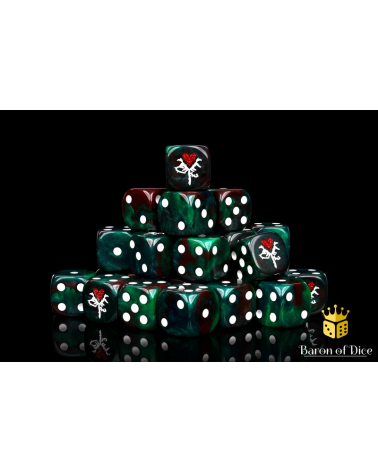Reincarnate Dice - Red Rose