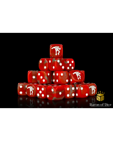 Crisis Robot Dice - Red