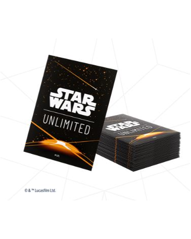 Premium Art Sleeves Back Orange pour Star Wars Unlimited (60 + 2)