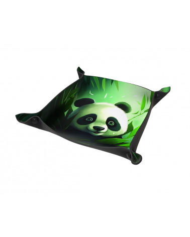 Dice Tray - Forest Panda 22x22 cm