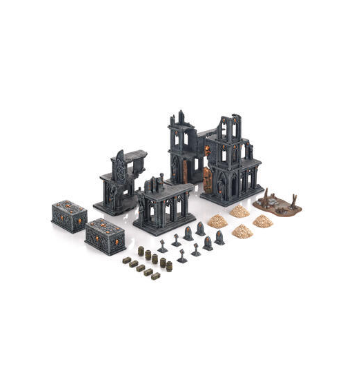 Set Terrain Gamemat Defiled Monastery