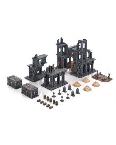 Set Terrain Gamemat Defiled Monastery