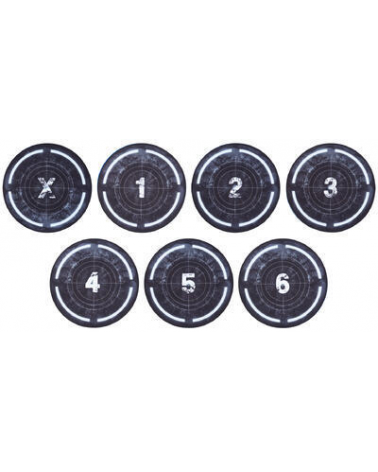 Set d'Objectifs 40K Black (7 pièces)
