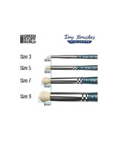 Set Pinceaux pour Brossage - BLUE SERIES