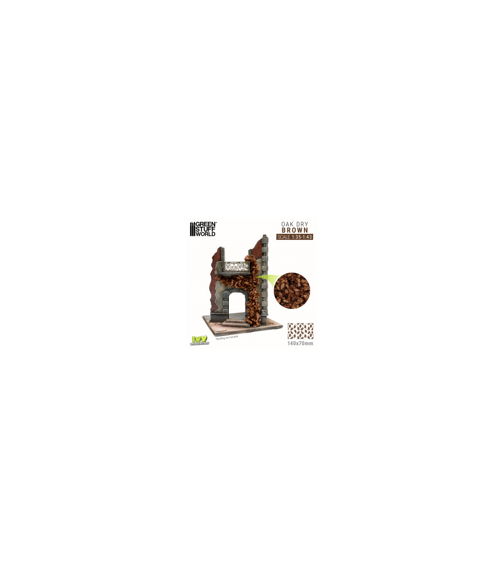 Feuillage lierre miniature - Chêne Marron - Petit / Ivy Foliage - Brown Oak - Small