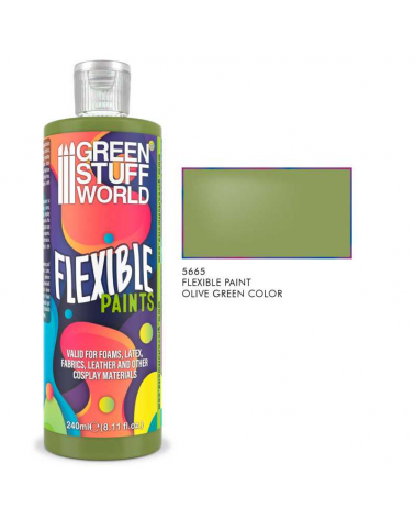 Flexible Paint Olive Green 240ml
