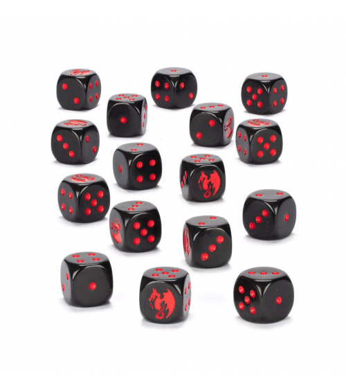 AGE OF SIGMAR:SOULBLIGHT GRAVELORDS DICE / Set de Dés Seigneurs Ruinemânes