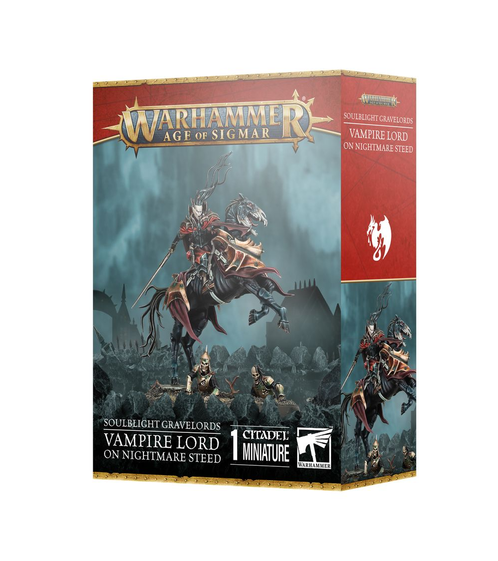 SEIGNEUR VAMPIRE SUR COURSIER DE CAUCHEMAR / Vampire Lord on Nightmare Steed