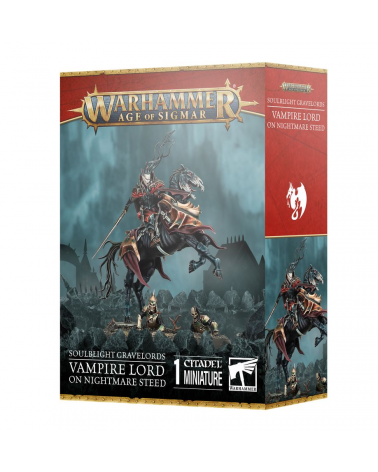 SEIGNEUR VAMPIRE SUR COURSIER DE CAUCHEMAR / Vampire Lord on Nightmare Steed