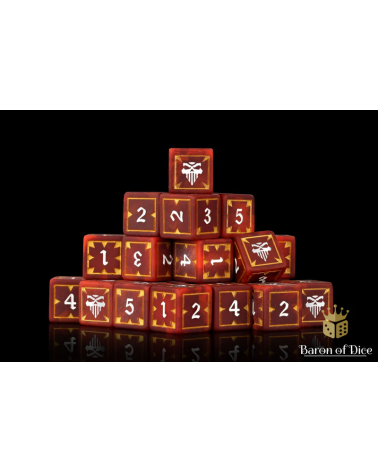 BFTBG Official Dice - Red